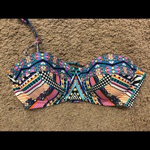 Jessica Simpson Brand Strapless bathing suit top